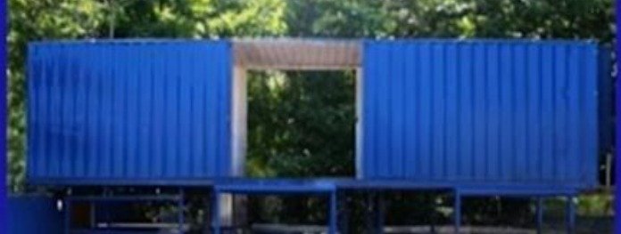 Caseta industrial modular para almacenamiento de químicos