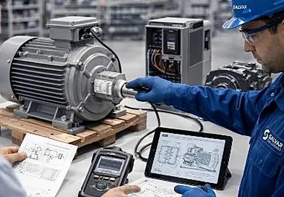 Diagnóstico de motor con equipo de medición