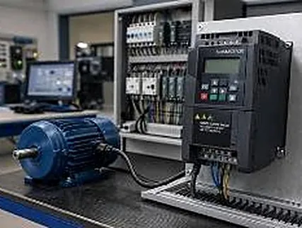 Variador de frecuencia conectado a motor AC